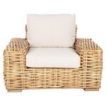 ΠΟΛΥΘΡΟΝΑ TROPEL HM9810 ΞΥΛΟ MANGO-RATTAN ΦΥΣΙΚΟ-ΛΕΥΚΑ ΜΑΞΙΛΑΡΙΑ 110x88x70-85Υεκ. - Image 3