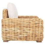 ΠΟΛΥΘΡΟΝΑ TROPEL HM9810 ΞΥΛΟ MANGO-RATTAN ΦΥΣΙΚΟ-ΛΕΥΚΑ ΜΑΞΙΛΑΡΙΑ 110x88x70-85Υεκ. - Image 4