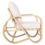 ΠΟΛΥΘΡΟΝΑ BARONESS HM9813 ΦΥΣΙΚΟ RATTAN ΚΑΙ ΛΕΥΚΑ ΜΑΞΙΛΑΡΙΑ 81x90x92Yεκ. - Image 4