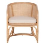 ΠΟΛΥΘΡΟΝΑ ΚΙΚΟ HM9839 RATTAN ΣΕ ΦΥΣΙΚΟ ΧΡΩΜΑ-ΛΕΥΚΟ ΜΑΞΙΛΑΡΙ 61x71x76Yεκ. - Image 3