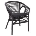 Αγόρασε ΠΟΛΥΘΡΟΝΑ DAMPAR HM9929.03 RATTAN & ΜΑΞΙΛΑΡΙ ΣΕ ΜΑΥΡΟ 58x63x79Υεκ. σε μοναδική τιμή στο clickforshop.gr