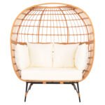 ΠΟΛΥΘΡΟΝΑ ΦΩΛΙΑ MIAMI 2 ΑΤΟΜΩΝ ΤΥΠΟΥ RATTAN HM5870.11 132.5x90x154Υεκ - Image 3