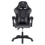 ΠΟΛΥΘΡΟΝΑ GAMING DARREN HM1203.10 ΜΑΥΡΟ-ΓΚΡΙ PVC 60x60x120Υεκ. - Image 3