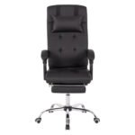 ΠΟΛΥΘΡΟΝΑ ΓΡΑΦΕΙΟΥ ΔΙΕΥΘΥΝΤΙΚΗ ΜΑΥΡΗ HM1057.11 ΜΕ ΠΤΥΣΣΟΜΕΝΟ ΥΠΟΠΟΔΙΟ 58x71x128Y εκ. - Image 3