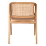 ΠΟΛΥΘΡΟΝΑ KENLEE HM9872 ΦΡΑΞΙΝΟΣ ΚΑΙ ΦΥΣΙΚΟ RATTAN RATTAN ΣΕ ΦΥΣΙΚΟ 57,5x55x81Yεκ. - Image 6