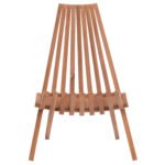 ΠΟΛΥΘΡΟΝΑ LOUNGE ΠΤΥΣΣΟΜΕΝΗ SHIGAO HM18112 ΞΥΛΟ TEAK--ΦΥΣΙΚΟ 61x88.5x89Υεκ. - Image 3