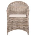 ΠΟΛΥΘΡΟΝΑ ΜΕ ΕΚΡΟΥ ΜΑΞΙΛΑΡΙ KEYLA HM9536 ΚΑΦΕ RATTAN 63x65x87Υεκ. - Image 3