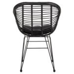 ΠΟΛΥΘΡΟΝΑ ΜΕ ΜΑΞΙΛΑΡΙ ΜΕΤΑΛΛΙΚΗ ALLEGRA HM5450.32 ΜΕ WICKER ΜΑΥΡΟ 58x59x82Υεκ. - Image 6