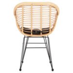 ΠΟΛΥΘΡΟΝΑ ΜΕ ΜΑΞΙΛΑΡΙ ΜΕΤΑΛΛΙΚΗ ALLEGRA HM5450.31 ΜΕ WICKER ΜΠΕΖ 58x59x82Υ - Image 6