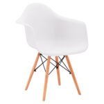 Αγόρασε ΠΟΛΥΘΡΟΝΑ ΜΕ ΞΥΛΙΝΑ ΠΟΔΙΑ & ΚΑΘΙΣΜΑ ΛΕΥΚΟ MIRTO HM005.01 64x60x81 εκ. σε μοναδική τιμή στο clickforshop.gr