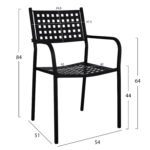 ΠΟΛΥΘΡΟΝΑ ΜΕΤΑΛΛΙΚΗ HM5031.01 ZETA ΣΕ ΜΑΥΡΟ ΜΑΤ ΧΡΩΜΑ 54x51x84Υεκ - Image 2