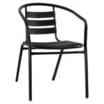 Αγόρασε ΠΟΛΥΘΡΟΝΑ LAURA ΜΕΤΑΛΛΙΚΗ ΜΑΥΡΗ ΜΕ ΦΕΤΕΣ ΑΛΟΥΜΙΝΙΟΥ HM5037.03 54x59x73Υ εκ. σε μοναδική τιμή στο clickforshop.gr