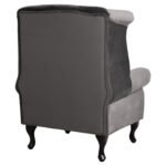 ΠΟΛΥΘΡΟΝΑ-ΜΠΕΡΖΕΡΑ ΓΚΡΙ ΒΕΛΟΥΔΟ T.CHESTERFIELD POLINA 83x75x107Yεκ.HM0053.10 - Image 5