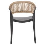 ΠΟΛΥΘΡΟΝΑ ΠΟΛΥΠΡΟΠΥΛΕΝΙΟΥ EVA HM6155.02 ΜΑΥΡΗ ΜΕ ΜΠΕΖ ΣΧΟΙΝΙ 56,5x53x80Υεκ. - Image 6