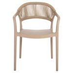 ΠΟΛΥΘΡΟΝΑ ΠΟΛΥΠΡΟΠΥΛΕΝΙΟΥ EVA HM6155.03 ΚΑΠΟΥΤΣΙΝΟ ΜΕ ΜΠΕΖ ΣΧΟΙΝΙ 56,5x53x80Υεκ. - Image 3