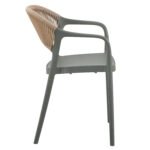 ΠΟΛΥΘΡΟΝΑ ΠΟΛΥΠΡΟΠΥΛΕΝΙΟΥ EVA HM6155.05 OLIVE GREEN--P.P. ΜΠΕΖ ΣΧΟΙΝΙ 56,5x53x80Υεκ. - Image 4