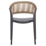 ΠΟΛΥΘΡΟΝΑ ΠΟΛΥΠΡΟΠΥΛΕΝΙΟΥ EVA HM6155.10 ΓΚΡΙ ΜΕ ΜΠΕΖ ΣΧΟΙΝΙ 56,5x53x80Υεκ. - Image 6