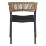 ΠΟΛΥΘΡΟΝΑ ΠΟΛΥΠΡΟΠΥΛΕΝΙΟΥ BOGI HM6240.02 ΜΑΥΡΗ ΜΕ ΜΠΕΖ ΣΧΟΙΝΙ 54x53x75Υεκ. - Image 5