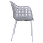 ΠΟΛΥΘΡΟΝΑ HADI ΠΟΛΥΠΡΟΠΥΛΕΝΙΟΥ ΓΚΡΙ 61x57x85Υ εκ. HM8511.10 - Image 4