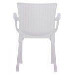 ΠΟΛΥΘΡΟΝΑ ΠΟΛΥΠΡΟΠΥΛΕΝΙΟΥ RATTAN ΠΟΔΙ ALU HM5591.01 ΧΡΩΜΑ ΛΕΥΚΟ 60x60x82 cm - Image 6