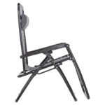 ΠΟΛΥΘΡΟΝΑ RELAX COMPANION HM5095.11 ΓΚΡΙ TEXTILENE-ΜΑΥΡΟ ΜΕΤΑΛΛΟ 67x145x110Υεκ. - Image 5