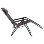 ΠΟΛΥΘΡΟΝΑ RELAX COMPANION HM5095.13 ΚΑΦΕ TEXTILENE-ΜΑΥΡΟ ΜΕΤΑΛΛΟ 67x145x110Υεκ. - Image 6