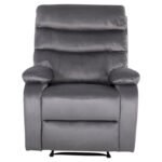 ΠΟΛΥΘΡΟΝΑ RELAX YASUMU HM9783.01 ΓΚΡΙ ΒΕΛΟΥΔΟ 80x93x100Υεκ. - Image 3
