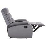 ΠΟΛΥΘΡΟΝΑ RELAX YASUMU HM9783.01 ΓΚΡΙ ΒΕΛΟΥΔΟ 80x93x100Υεκ. - Image 5