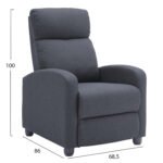 ΠΟΛΥΘΡΟΝΑ ΣΑΛΟΝΙΟΥ RELAX DROSEN HM3299.01 ΓΚΡΙ ΥΦΑΣΜΑ 68x80x93Υεκ - Image 3