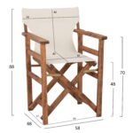 ΠΟΛΥΘΡΟΝΑ ΣΚΗΝΟΘΕΤΗ ΛΗΜΝΟΣ ΚΑΡΥΔΙ ΜΕ ΚΑΡΑΒΟΠΑΝΟ ΕΚΡΟΥ HM11518.01 58x48x88 εκ. - Image 2