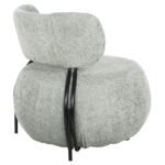 ΠΟΛΥΘΡΟΝΑ ΣΤΡΟΓΓΥΛΗ KARSEN HM9598.05 ΦΥΣΤΙΚΙ ΜΠΟΥΚΛΕ ΥΦΑΣΜΑ 75x75x75Υ εκ. - Image 5