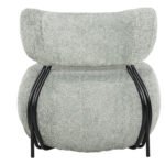 ΠΟΛΥΘΡΟΝΑ ΣΤΡΟΓΓΥΛΗ KARSEN HM9598.05 ΦΥΣΤΙΚΙ ΜΠΟΥΚΛΕ ΥΦΑΣΜΑ 75x75x75Υ εκ. - Image 6