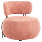 Αγόρασε ΠΟΛΥΘΡΟΝΑ ΣΤΡΟΓΓΥΛΗ KARSEN ΗΜ9598.02 ΡΟΖ ΜΠΟΥΚΛΕ ΥΦΑΣΜΑ 75x75x75Υ εκ. σε μοναδική τιμή στο clickforshop.gr