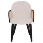 ΠΟΛΥΘΡΟΝΑ ΤΡΑΠΕΖΑΡΙΑΣ BECKER HM18246.02 PLYWOOD ΜΑΥΡΟ--ΕΚΡΟΥ ΥΦΑΣΜΑ 54x62x79Υεκ. - Image 3