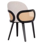 ΠΟΛΥΘΡΟΝΑ ΤΡΑΠΕΖΑΡΙΑΣ BECKER HM18246.02 PLYWOOD ΜΑΥΡΟ--ΕΚΡΟΥ ΥΦΑΣΜΑ 54x62x79Υεκ. - Image 5