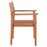 ΠΟΛΥΘΡΟΝΑ ΤΡΑΠΕΖΑΡΙΑΣ HENDER HM6329 ΞΥΛΟ ΤΕΑΚ ΣΕ ΦΥΣΙΚΟ 61x59x89Υεκ. - Image 4