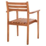 ΠΟΛΥΘΡΟΝΑ ΤΡΑΠΕΖΑΡΙΑΣ HENDER HM6329 ΞΥΛΟ ΤΕΑΚ ΣΕ ΦΥΣΙΚΟ 61x59x89Υεκ. - Image 5