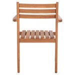 ΠΟΛΥΘΡΟΝΑ ΤΡΑΠΕΖΑΡΙΑΣ HENDER HM6329 ΞΥΛΟ ΤΕΑΚ ΣΕ ΦΥΣΙΚΟ 61x59x89Υεκ. - Image 6