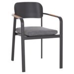 Αγόρασε ΠΟΛΥΘΡΟΝΑ ΤΡΑΠΕΖΑΡΙΑΣ ELARA HM6414.01 ΓΚΡΙ ΑΛΟΥΜΙΝΙΟ-OLEFIN--ΞΥΛΟ TEAK 56x62x78Υεκ. σε μοναδική τιμή στο clickforshop.gr