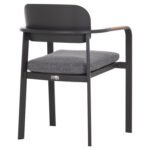 ΠΟΛΥΘΡΟΝΑ ΤΡΑΠΕΖΑΡΙΑΣ ELARA HM6414.01 ΓΚΡΙ ΑΛΟΥΜΙΝΙΟ-OLEFIN--ΞΥΛΟ TEAK 56x62x78Υεκ. - Image 5