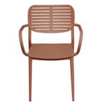 ΠΟΛΥΘΡΟΝΑ ΤΡΑΠΕΖΑΡΙΑΣ HILLIARD HM6644.08 ΑΛΟΥΜΙΝΙΟ ΣΕ TERRACOTTA 56x58x80Υεκ - Image 3