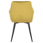 ΠΟΛΥΘΡΟΝΑ ΤΡΑΠΕΖΑΡΙΑΣ LATRELL HM8582.07 ΒΕΛΟΥΔΟ ΛΑΔΙ-ΜΕΤΑΛΛΙΚΑ ΠΟΔΙΑ 55x57x84Υεκ. - Image 6