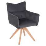 Αγόρασε ΠΟΛΥΘΡΟΝΑ ΤΡΑΠΕΖΑΡΙΑΣ QUILL HM9843.03 ΓΚΡΙ ΥΦΑΣΜΑ-ΞΥΛΟ ΟΞΙΑΣ ΠΟΔΙΑ 61x57