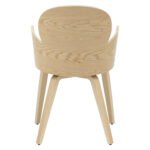 ΠΟΛΥΘΡΟΝΑΚΙ ΤΡΑΠΕΖΑΡΙΑΣ DARNELL HM9974.01 OAK Κ.Π.-ΕΚΡΟΥ ΥΦΑΣΜΑ 56x56x83Υεκ. - Image 6