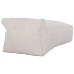 ΠΟΥΦ ΞΑΠΛΩΣΤΡΑ WADELIN HM5774.11 ΜΕ TEXTILENE ΛΕΥΚΟ 190x80x40-60Υ εκ. - Image 4