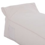 ΠΟΥΦ ΞΑΠΛΩΣΤΡΑ WADELIN HM5774.11 ΜΕ TEXTILENE ΛΕΥΚΟ 190x80x40-60Υ εκ. - Image 5