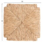 ΨΑΘΑ ΑΠΟ SEAGRASS ΓΙΑ ΞΥΛΙΝΟ ΣΚΑΜΠΟ ΚΑΦΕΝΕΙΟΥ-33Χ33Χ3.5εκ.(πάχος) HM5098.11 - Image 2