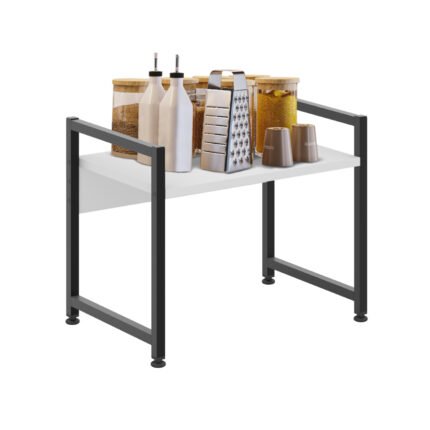 Αγόρασε ΡΑΦΙ ΠΑΓΚΟΥ ΚΟΥΖΙΝΑΣ BECKO HM18219.01 ΜΕΛΑΜΙΝΗ ΣΕ ΛΕΥΚΟ-ΜΑΥΡΟ ΜΕΤΑΛΛΟ 53x35x41Υεκ. σε μοναδική τιμή στο clickforshop.gr