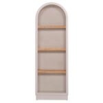 ΡΑΦΙΕΡΑ ΣΕΙΡΑ SANTORINI HM18045 MDF ΥΠΟΛΕΥΚΟ-ΡΑΦΙΑ ΞΥΛΟ ΕΛΑΤΟΥ ΦΥΣΙΚΟ 60x38,5x179Υεκ. - Image 3