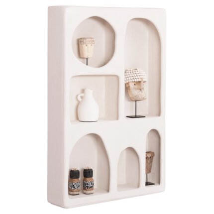 Αγόρασε ΡΑΦΙΕΡΑ-ΚΟΜΜΟ ΣΕΙΡΑ SANTORINI HM18059 MDF ΣΕ ΥΠΟΛΕΥΚΟ 80x18x120Υεκ. σε μοναδική τιμή στο clickforshop.gr